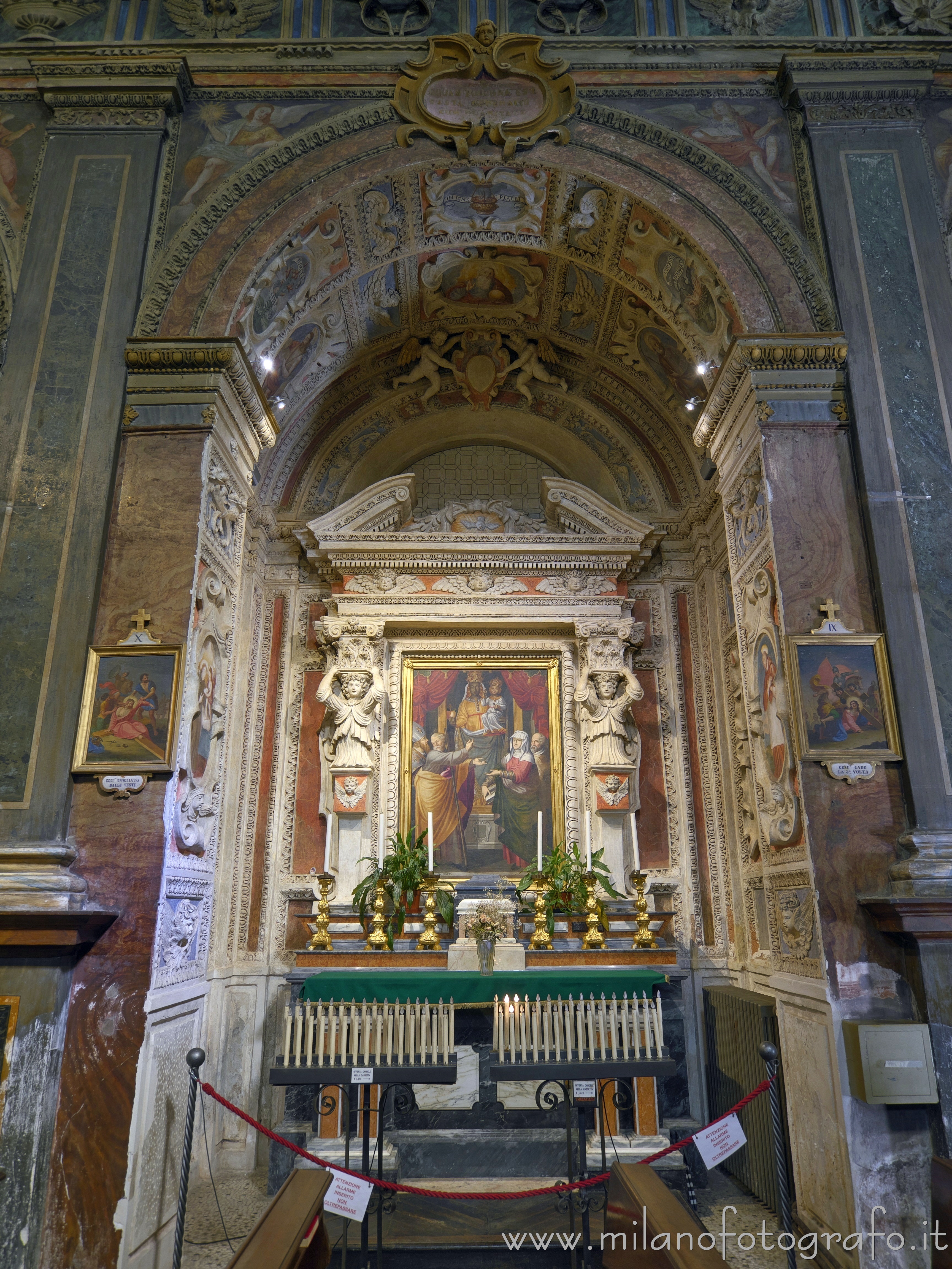 Biella (Italy) - Chapel of the Virgin of Oropa in the Church of the Holy Trinity
